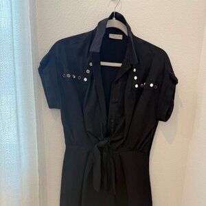 Sandro Women's Black Going-out, Work, Evening dress